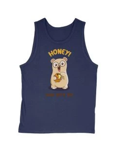 Ana Villanueva Men's | Honey Bear | Tank Top Tank Tops