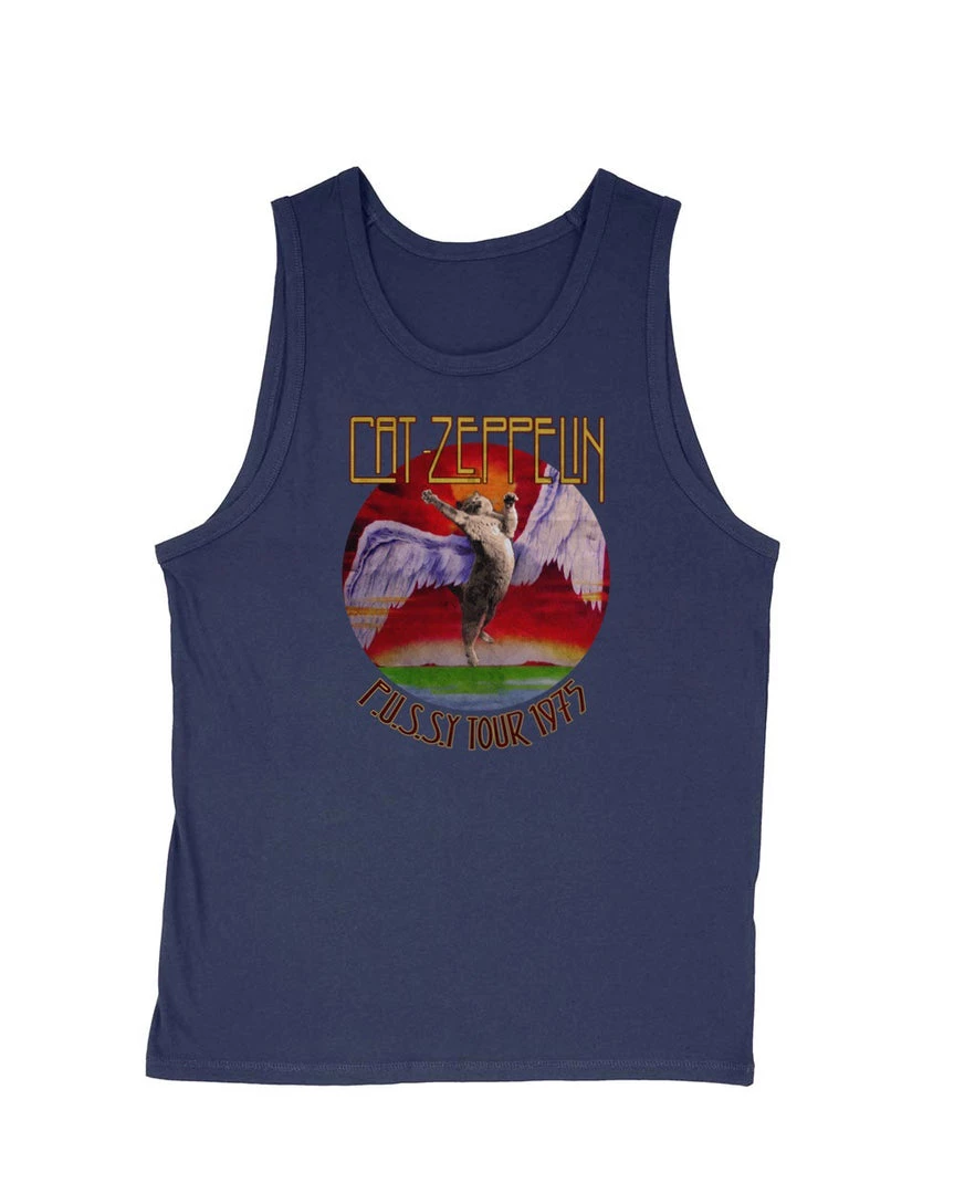 Brutal Kittens Men's | Cat Zeppelin | Tank Top Cat Designs