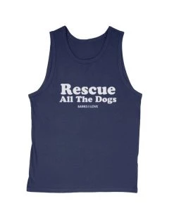 Barks Of Love Men's | Rescue All The Dogs | Tank Top
