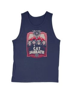 Brutal Kittens Cat Designs Men's | Cat Sabbath | Tank Top