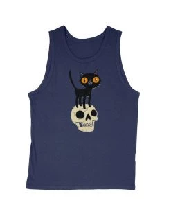 Dino Mike Men's | Look What The Cat Dragged In | Tank Top Tank Tops