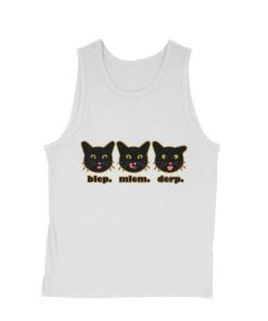 Cats With Their Tongues Out Men's | Cat Lingo | Tank Top