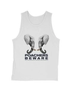 Arm The Animals Tank Tops Men's | Poachers Beware | Tank Top