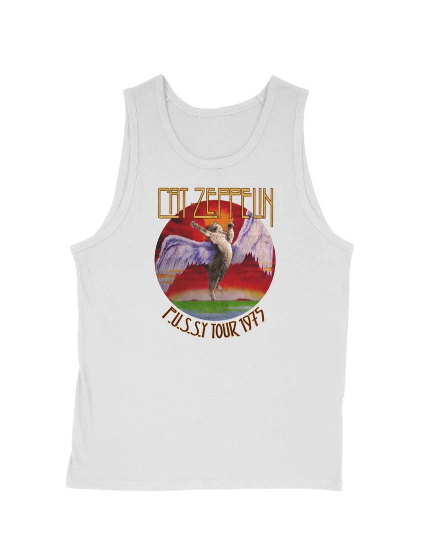 Brutal Kittens Men's | Cat Zeppelin | Tank Top Cat Designs