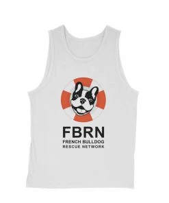 French Bulldog Rescue Network Men's | FBRN Logo | Tank Top Tank Tops