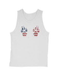 Arm The Animals Men's | 4th Of July Paw-sive Aggressive | Tank Top