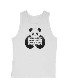 Tobias Fonseca Tank Tops Men's | Drink Coffee, Create Stuff, And Sleep | Tank Top