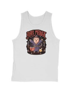 Eduardo Ely Men's | Black Meowgic | Tank Top Cat Designs