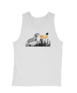 Arm The Animals Dog Designs Men's | Dogzilla | Tank Top