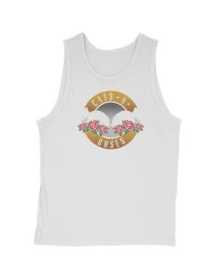 Brutal Kittens Cat Designs Men's | Cats And Roses | Tank Top