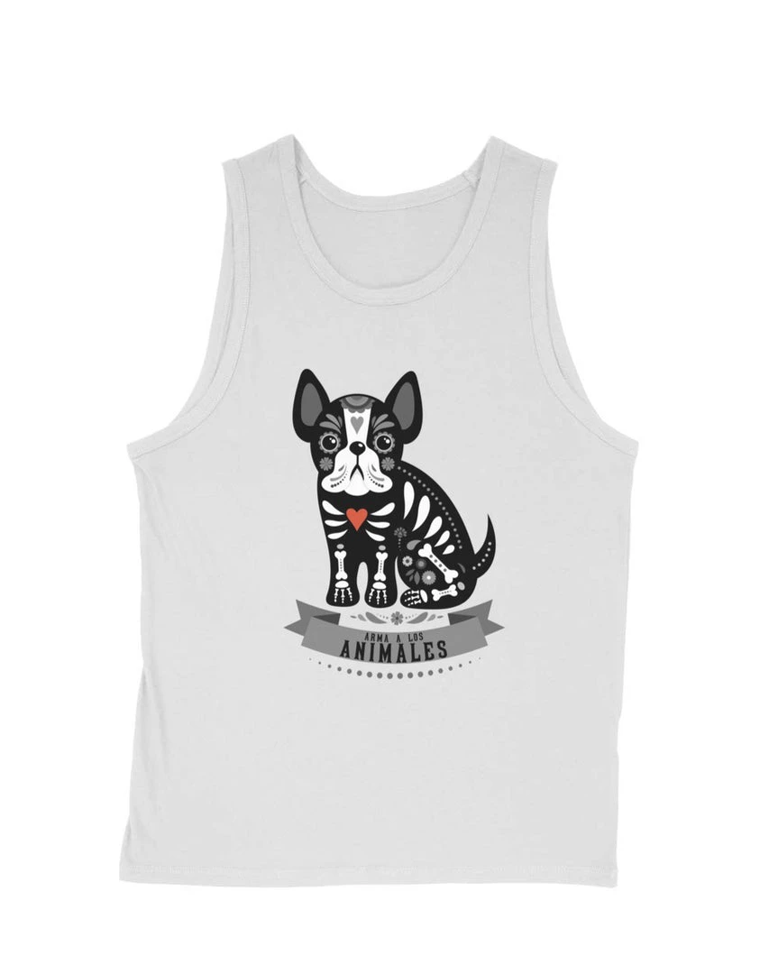 Arm The Animals Men's | Frenchie Alebrije | Tank Top Dog Designs