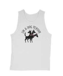 Dino Mike Dog Designs Men's | Dog Person | Tank Top