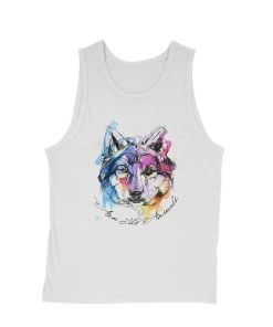 Arm The Animals Tank Tops Men's | Sunset Wolf | Tank Top
