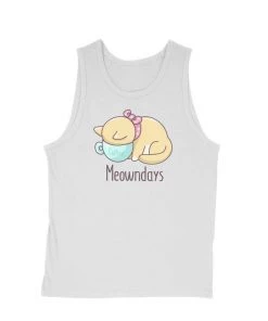 Ana Villanueva Cat Designs Men's | Meowndays | Tank Top