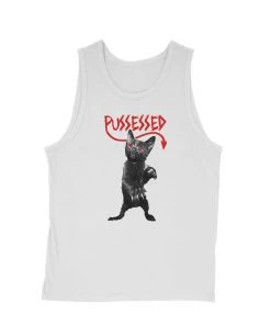 Arm The Animals Cat Designs Men's | Pussessed | Tank Top