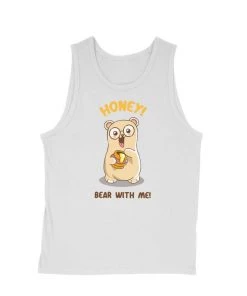 Ana Villanueva Men's | Honey Bear | Tank Top Tank Tops