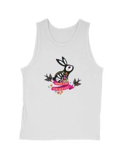 Arm The Animals Men's | Bunny Alebrije | Tank Top Tank Tops