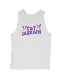Brutal Kittens Men's | Cat Sabbath Purple | Tank Top
