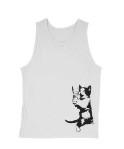 Arm The Animals Cat Designs Men's | Cat The Ripper | Tank Top