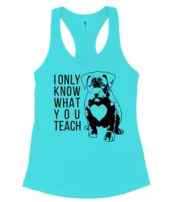 Arm The Animals Tank Tops Women's | What You Teach Pittie | Ideal Tank Top