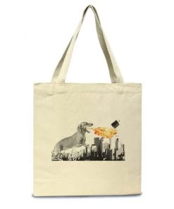 Arm The Animals Dog Designs Accessories | Dogzilla | Tote Bag