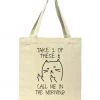 Arm The Animals Accessories | Call Me In The Morning | Tote Bag Cat Designs
