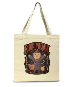 Eduardo Ely Accessories | Black Meowgic | Tote Bag