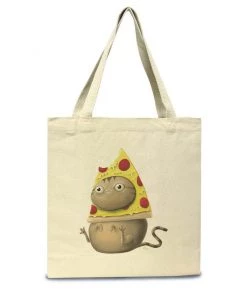 Cat Designs Accessories | Pizza Cat Derp | Tote Bag