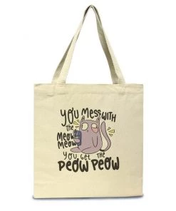 Arm The Animals Accessories | Peow Peow | Tote Bag $10 & Under