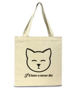 Arm The Animals $10 & Under Accessories | Meow-Tini | Tote Bag