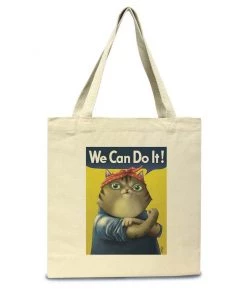 Pizza Cat Accessories | We Can Do It | Tote Bag