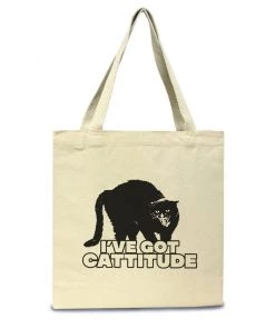 Arm The Animals Accessories | Cat-titude | Tote Bag