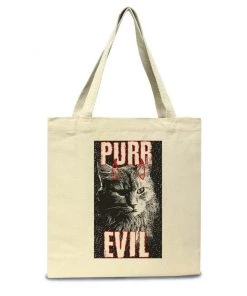 Arm The Animals Accessories | Purr Evil | Tote Bag