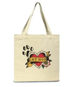 Arm The Animals $10 & Under Accessories | Tattoo Cat Mom | Tote Bag