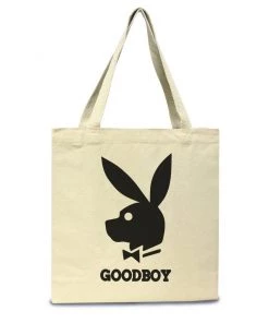 Arm The Animals Accessories | Good Boy Bunny Club | Tote Bag