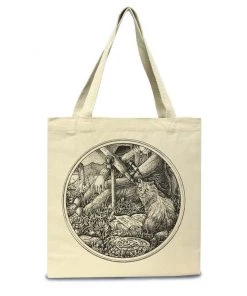 Gianluca Astronomer Cat Collection Accessories | The Cat And The Telescope | Tote Bag
