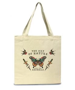 Arm The Animals $10 & Under Accessories | Tattoo Butterfly | Tote Bag