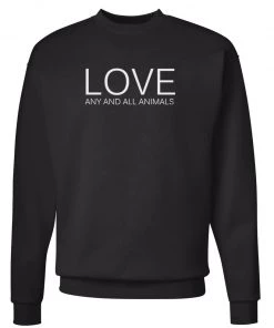 Arm The Animals Crewneck Sweatshirts Unisex | LOVE | Crewneck Sweatshirt