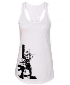 Arm The Animals Women's | Ain't Kitten Around | Ideal Tank Top Tank Tops