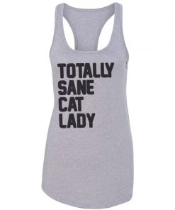 Arm The Animals Women's | Totally Sane Cat Lady (Text) | Ideal Tank Top