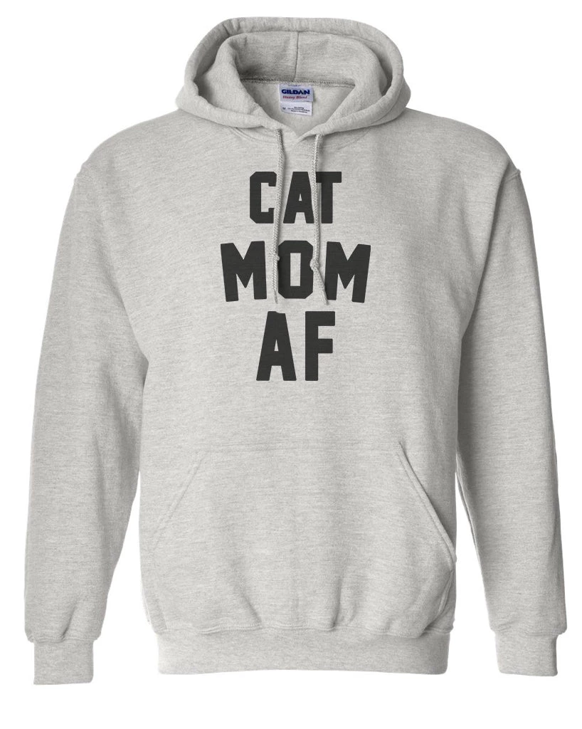 Arm The Animals Hoodies Unisex | Cat Mom AF | Oversized Hoodie